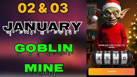 Goblin mine game code 02 January | Goblin Mine Game gift bags Code | Goblin Mine Game Daily Code |