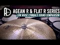 Agean r  flat r low noise cymbals sound comparison with drumtec jam ng edrums