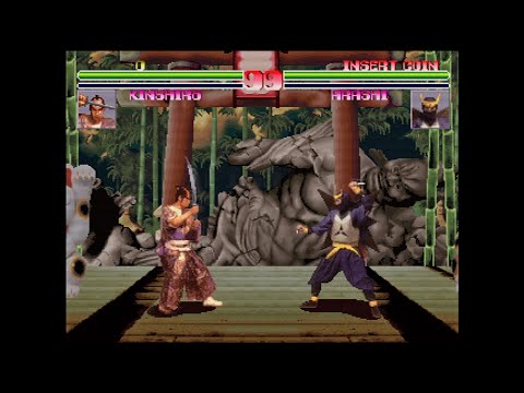 This is Japanese version Mortal Kombat...Kinshiro vs Arashi - Blood Warrior (4K 60FPS)
