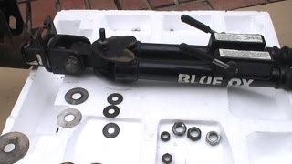 HOW to REBUILD BLUE OX TOW BAR  Washer Kit replacement & Maintenance