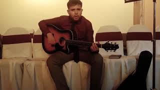 Video thumbnail of "Aqui estan mis manos adorandote (Guitarra)"