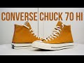 CONVERSE CHUCK 70 HI (sunflower): Unboxing, review &amp; on feet