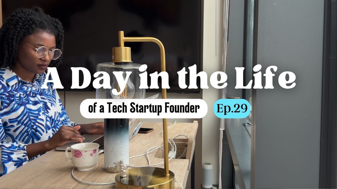 Day in the Life of a Tech Startup Founder (Ep.29) Working from home ...