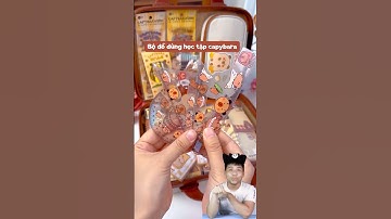 Set full đồ dùng học tập Capybara #capybara