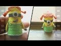 3D paper quilling- Minion in pigtails