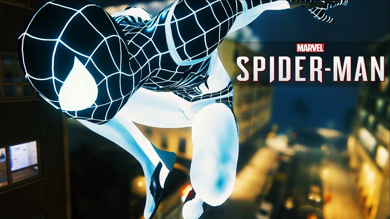 Spider Man Ps Negative Suit Free Roam Gameplay Ps Pro Youtube