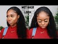 WET HAIR Look On Coily Natural Hair / With Clipins / Betterlength