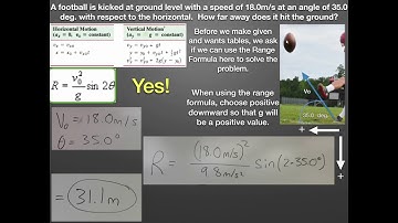 Physics Course - Unit 3 Lesson 4 - Solving 2-D Kinematics Problems Part 1