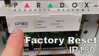 Factory Reset Paradox IP180 WiFi Internet Module