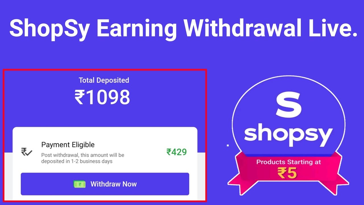 shopsy earning withdrawal process | how to withdrawal shopsy earning | shopsy | flipkart shopsy