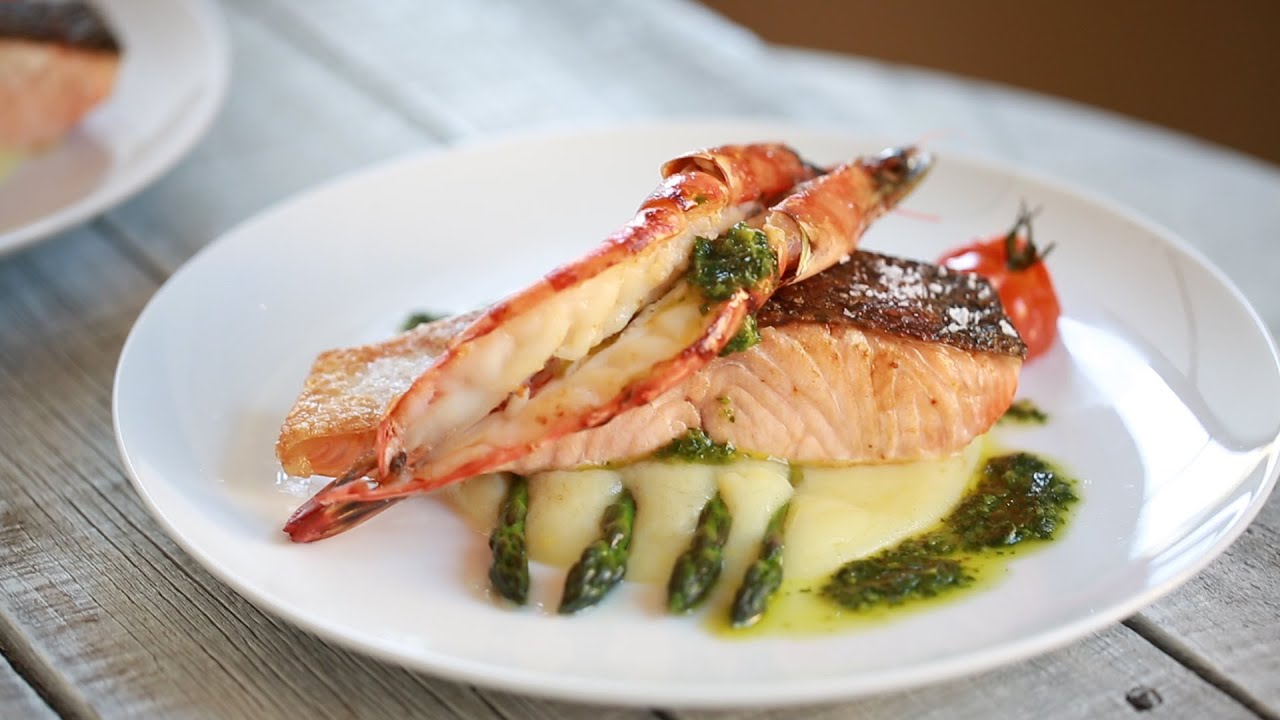 jamie oliver 30 minute meals salmon and prawns