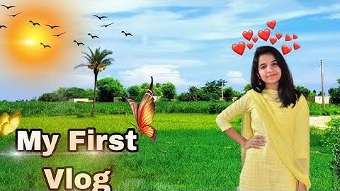 my first vlog.how to make first mini vlog😱