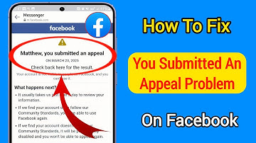 How to Solve You Submitted an Appeal Facebook Problem | FB Submitted an Appeal Problem Solved