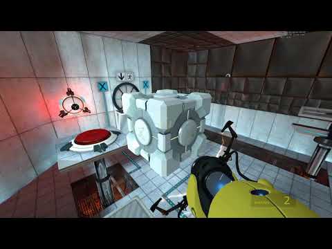 Portal Chamber 13 done with 2 Portals (Glitchless)