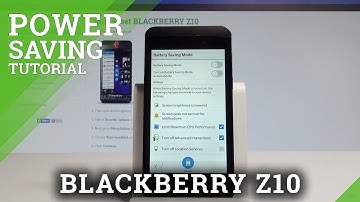How to Enable Power Saving Mode on BLACKBERRY Z10 - Battery Saver |HardReset.Info