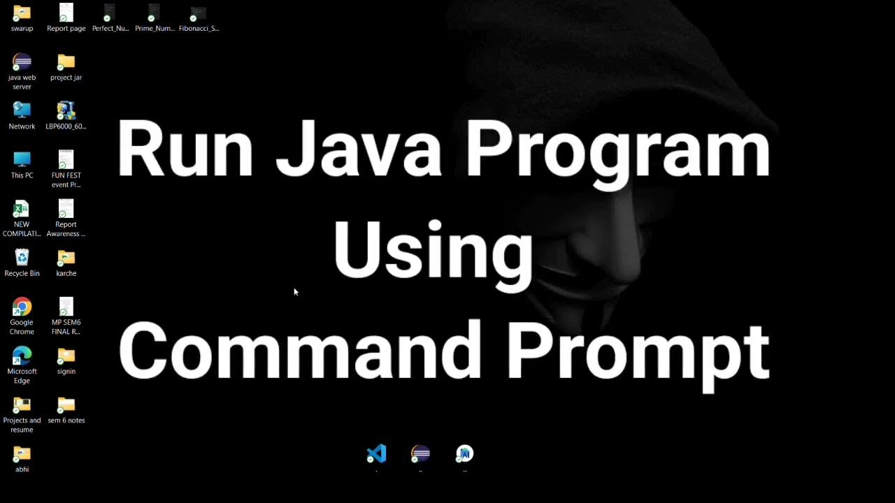 Run Java Program Using Command Prompt || Easy way Explained || # ...