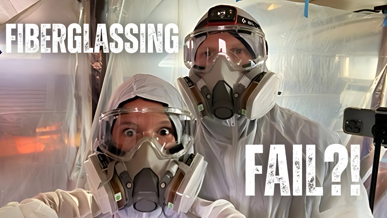 Fiberglassing FAIL?! | Massive Storm Nearly Takes Our Mast Down - Ep 010