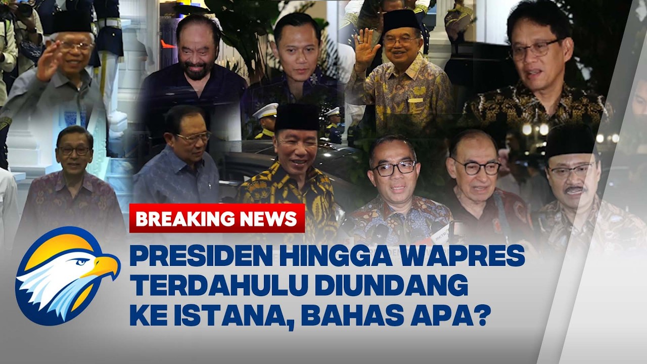 BREAKING NEWS - Presiden Prabowo Kumpulkan Presiden Wapres Terdahulu Hingga Ketum Parpol di Istana