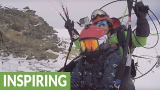 Paramotoring adventure turns into surprise wedding proposal