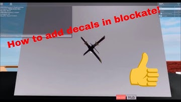 How to add decals in blockate (Vip only)