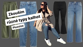 Kalhoty a Jeany pro plussize holky 👖❤️ Nákupy Only, Mango, JDY, Noisy May l ZALANDO HAUL