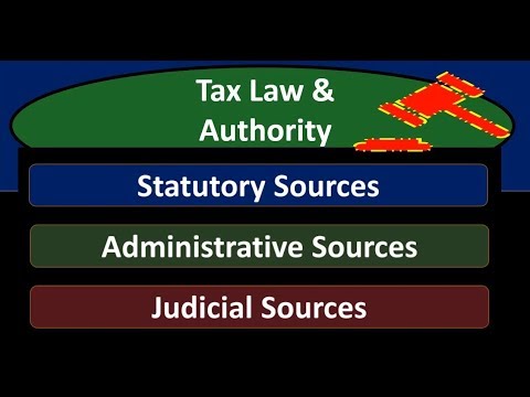 Tax Law & Authority - Income Tax 2018 / 2019