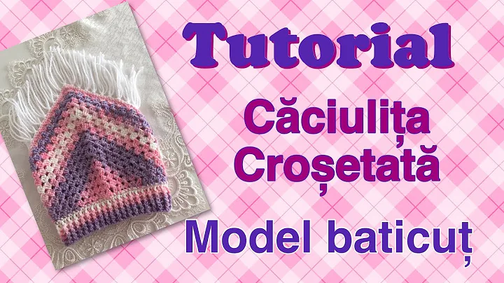 Tutorial - Caciulita tip baticut  #irenesimon #cro...