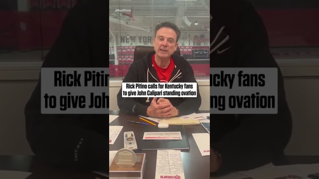Rick Pitino Asks Kentucky Fans To Give John Calipari A Standing Ovation