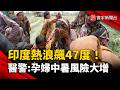 印度熱浪飆47度！醫示警：孕婦中暑風險大增 嚴重恐危及胎兒｜#寰宇新聞 @globalnewstw