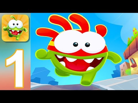 Om Nom Run #1 Новые Приключения АМНЯМА - Прохождение и геймплей  (мобильная игра) Ам Ням Погоня