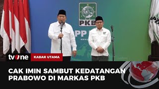 Momen Prabowo Sambangi Markas PKB Usai Penetapan KPU | Kabar Utama tvOne