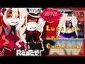 Lucifer and Charlie react to 'Stayed Gone' Lilith vs Lute||♧Hazbin Hotel♧