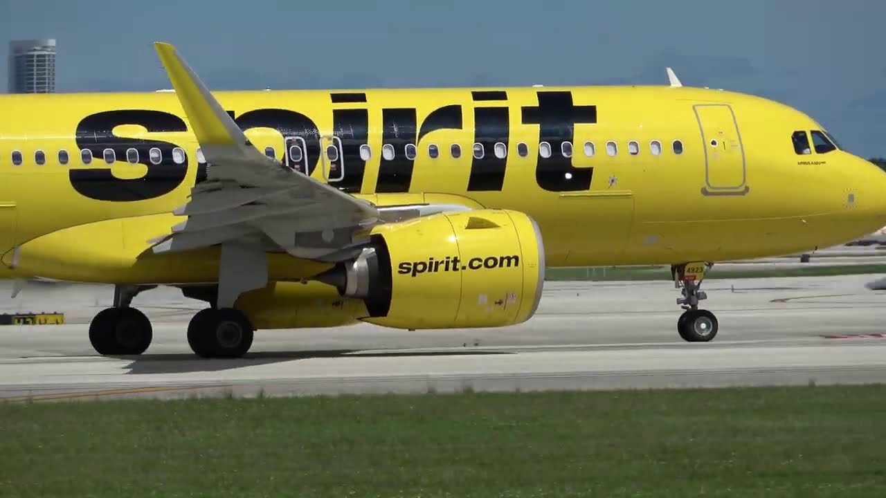 [4K] PLANE SPOTTING Spirit Airlines Day FT. LAUDERDALE HOLLYWOOD INTERNATIONAL AIRPORT (FLL) 10/1/20
