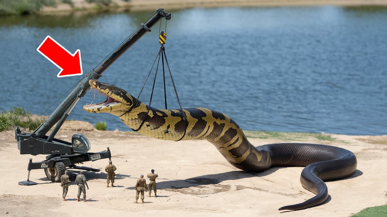 Workers Spot Giant Snake – You Won’t Believe What They Found Inside!