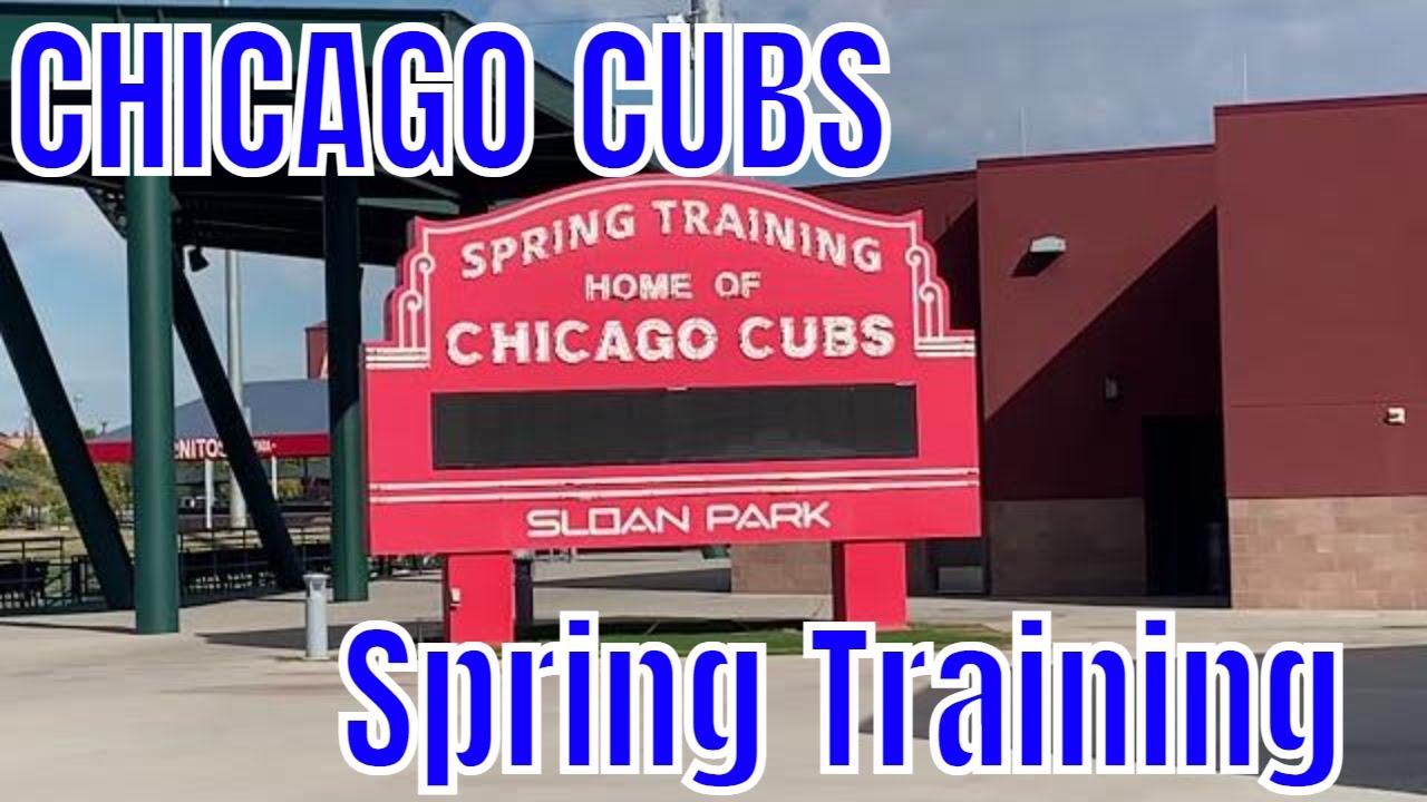 Chicago Cubs Spring Training 2021 MESA Arizona Sloan Park off Rio