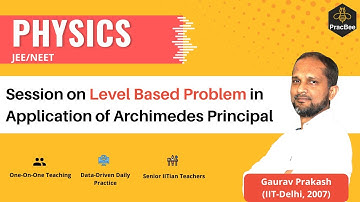 Application of Archimedes Principle(Level Based Problem) by Gaurav Prakash(IIT Delhi)
