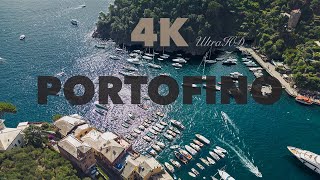 Aerial Europe | Portofino, Italy 🇮🇹 | Drone Video | 4K UltraHD | Relaxing Music | AD FREE | 2023