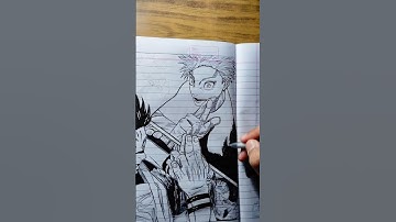 Gojo VS Sukuna🗣️😮‍💨 Part 2|#shorts #anime #jjk #drawing #gojo #sukuna #trending #viralvideo