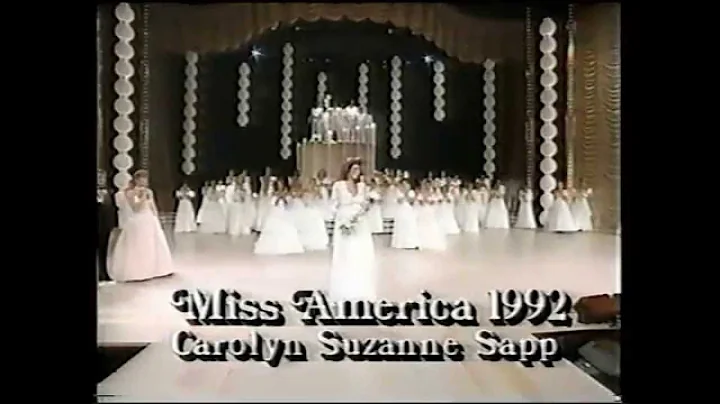 Miss America 1992- Crowning: Carolyn Suzanne Sapp,...