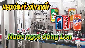 Quy trình sản xuất nước ngọt có gas đóng lon | Từ phối trộn đến chiết rót – đóng lon tự động