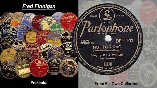 Ruby Wright - Hot Dog Rag(1952)