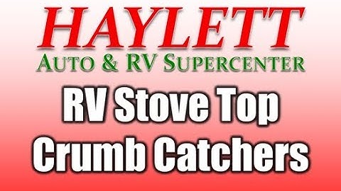 Stovetop Crumb Catchers with Josh the RV Nerd