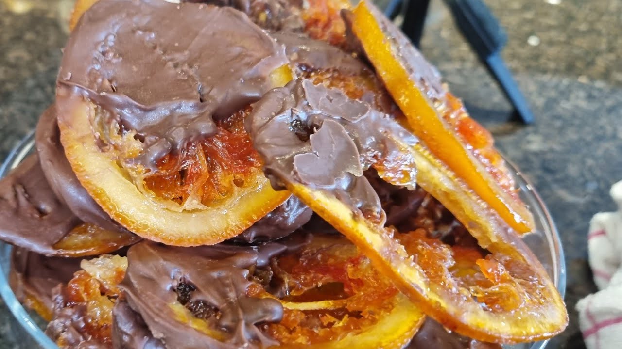 #LARANJAS #CHOCOLATE! LARANJAS CONFITADAS E COM CHOCOLATE.