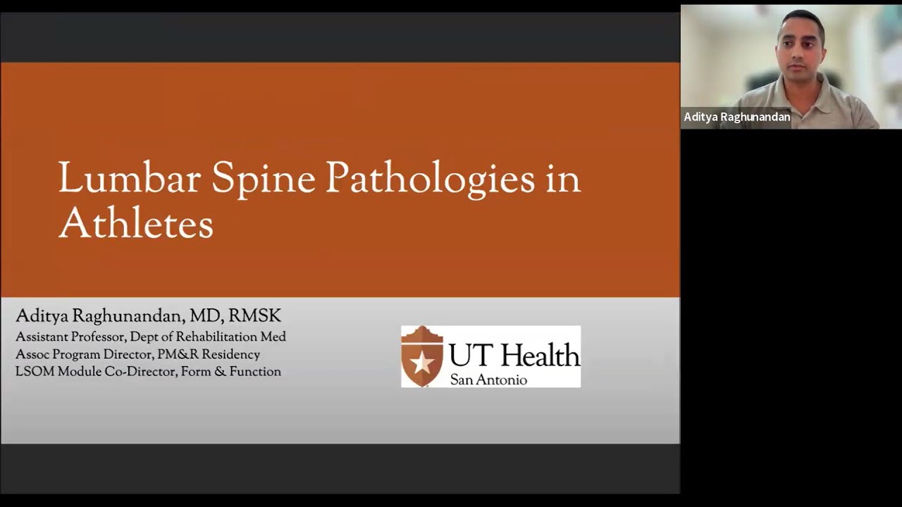 Lumbar Spine Pathologies in Athletes | Fellow Online Lecture Series ...