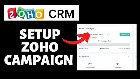 How To Setup Zoho Campaign Account | Zoho CRM Tutorial