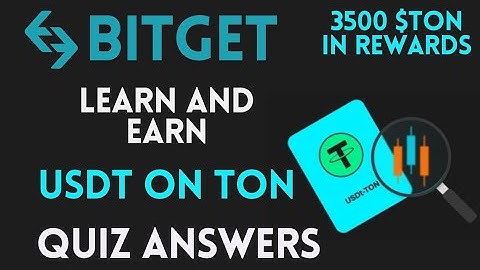 Bitget Learn And Earn | USDT On TON Quiz Answers  | Earn Reward Points Daily | Crypto Loot