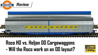 Review: Roco 47130 Cargowaggon in H0 scale and comparison with Heljan equivalent in 00 scale