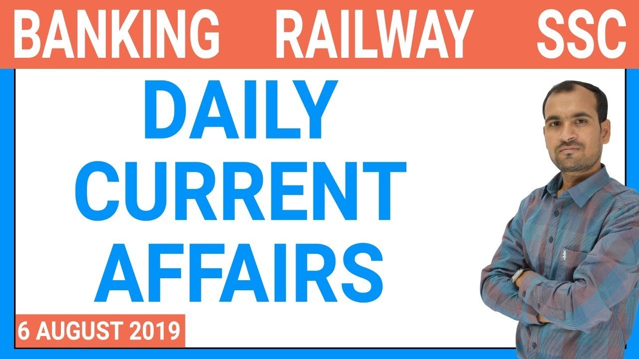 SBI CLERK Mains/SSC MTS /RAILWAY / LIC ADO 2019 |  Current Affair MCQ | By Mukesh Mandia