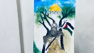 Free Palestine??|Art|HinaNaseer|Maher Zain|Song