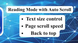 Reading Mode with Auto Scroll Extension for Google Chrome screenshot 4